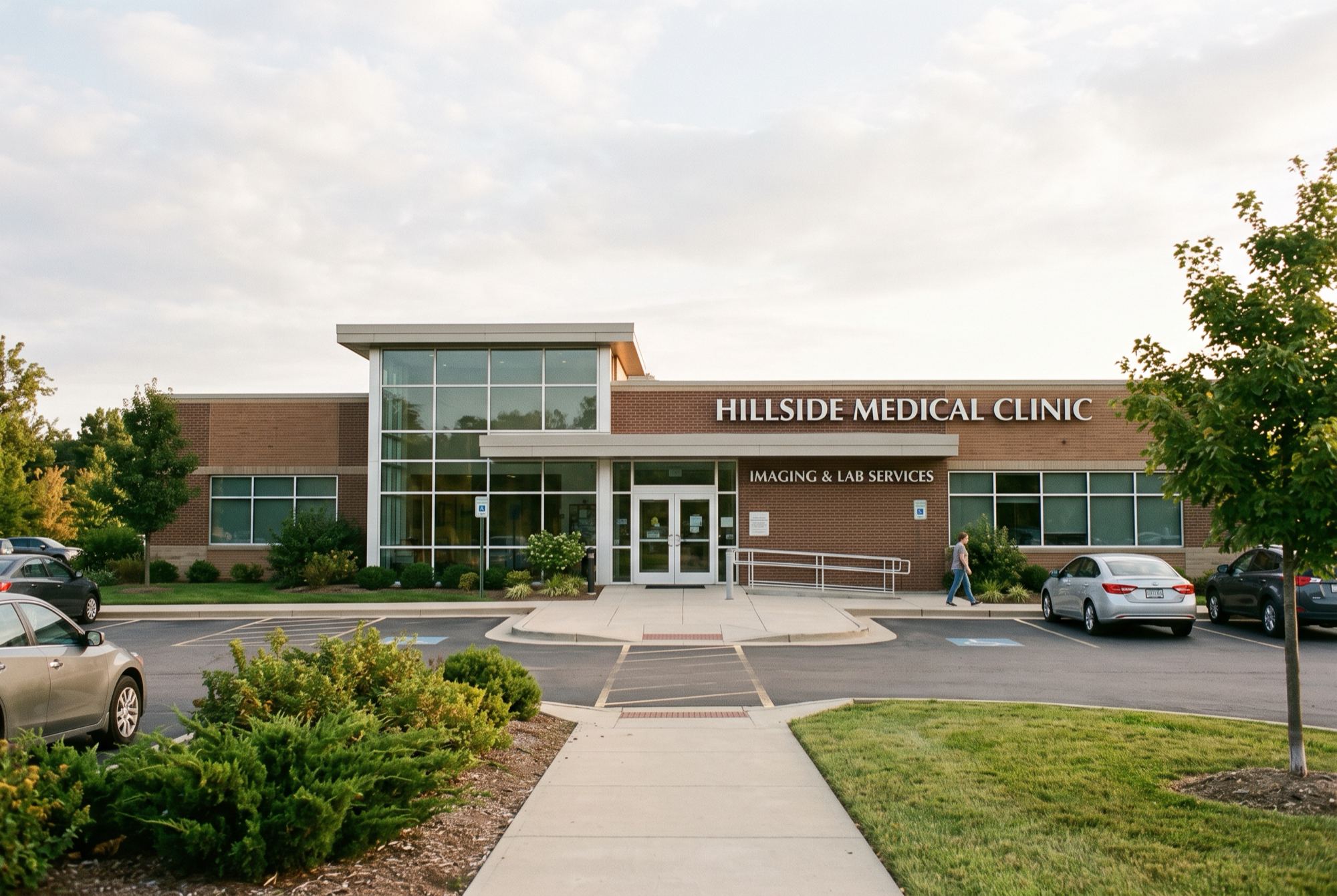 The front desk of an independent clinic